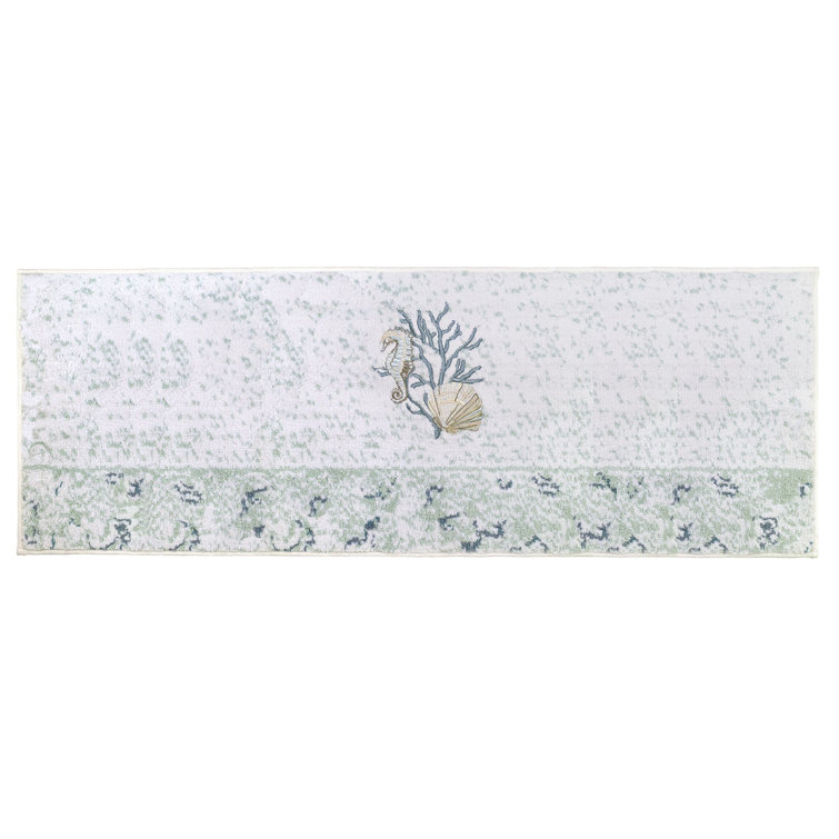 Avanti Linens Coastal Terrazzo DoubleSink Bath Rug Wayfair